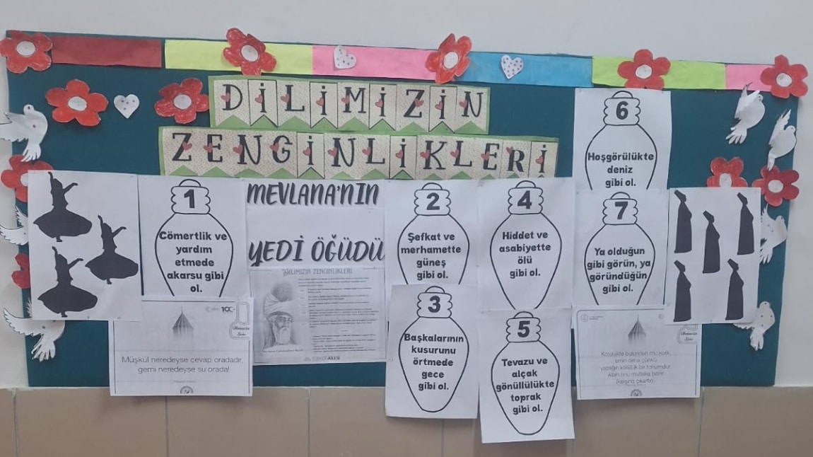 DİLİMİZİN ZENGİNLİKLERİ OCAK AYI FAALİYETLERİMİZ